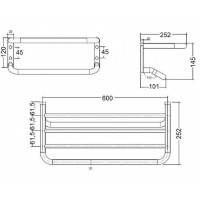Полотенцедержатель KLUDI A-XES 4898905