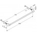 Полотенцедержатель KLUDI Ambienta 5397905 L= 850 mm