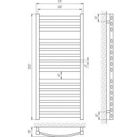 Полотенцесушитель Laris  Атлант П16 500 х 1200