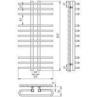 Полотенцесушитель Laris Сахара П7 500 х 700