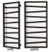 Полотенцесушитель водяной/электрический Terma ZIGZAG 1540*500 Black mat ZX, WGZIG154050