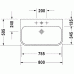 Раковина DURAVIT Happy D.2 80x50,5 см 2318800000