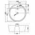 Раковина  Jaquar JDS 46,5x46,5 см, круглая, JDS-WHT-25935