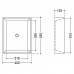Раковина  Jaquar JDS 51x40 см, прямоугольная, JDS-WHT-25907N