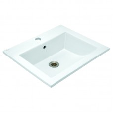 Раковина  Jaquar Kubix F 50,5x43,5 см, прямоугольная, KUS-WHT-35601