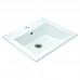 Раковина  Jaquar Kubix F 50,5x43,5 см, прямоугольная, KUS-WHT-35601