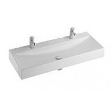 Раковина Kolo QUATTRO 120 см с двумя отверстиями и покрытием Reflex
