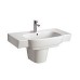 Раковина мебельная Kolo VARIUS 80 см с отверстием и с переливом, с покрытием Reflex
