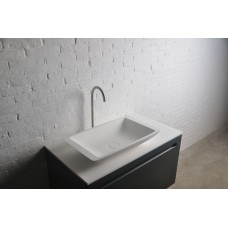 Раковина на столешницу VOLLE Solid surface 595*345*105 mm, каменная, 13-40-859