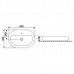 Раковина накладная Newarc Elips countertop 66х45 см белая 5026