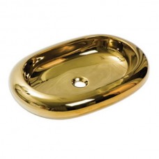 Раковина накладная Newarc Elips countertop 67х43 см золотая  5012G