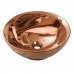 Раковина накладная Newarc Newart countertop d-42 см медная 5010C