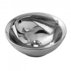 Раковина накладная Newarc Newart countertop d-42 см серебряная 5010CR