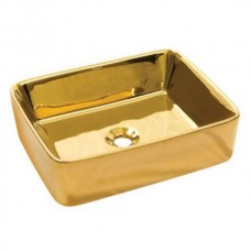 Раковина накладная Newarc Silver countertop 49х38 см золотая  5011G