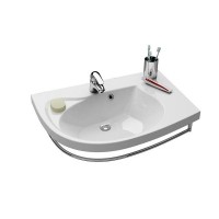 Раковина подвесная Ravak ROSA Comfort 78 см с полотенцедержателем, левая