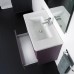 Раковина подвесная Roca The GAP, 60 см, с отверстием + тумба, фиолет