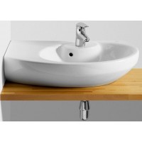 Раковина угловая Roca DAMA SENSO COMPACTO 68 см, правая, с отверстием