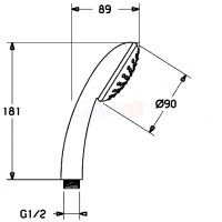 Ручной душ HANSA 44610100