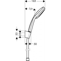 Ручной душ Hansgrohe Croma 100 Vario/Porter S 27592000