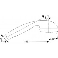 Ручной душ Hansgrohe Croma 28511000