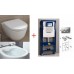 Сет инсталяционный Laufen Pro Rimless + крышка  + GEBERIT 4 в 1 (H8209660000001+8969513000001+458.121.21.1)