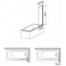 Шторы для ванны Aquaform MODERN 1  170-06951P