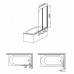 Шторы для ванны Aquaform MODERN 2 170-06965P