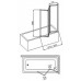 Шторы для ванны Aquaform STANDARD 170-04000P