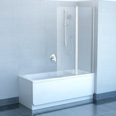 Шторы для ванны Ravak CVS2 - 100 L TRANSPARENT белый профиль