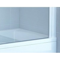 Шторы для ванны Ravak EVS1 - 75 L TRANSPARENT белый профиль