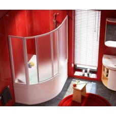 Шторы для ванны Ravak VDKP4 - 140 ROSA, Pearl