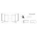 Шторка для ванны RADAWAY Eos PND 130,  205202-101L/R