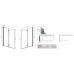 Шторка для ванны RADAWAY Essenza New PND 100,  207210-01L/R