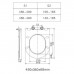 Сиденье для унитаза VOLLE FIESTA RIM, slow-closing, твердое, 13-77-033