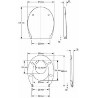 Сиденье семейное для унитаза Kolo NOVA PRO, Duroplast, Soft-close, K90118000