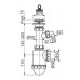 Сифон Alcaplast A441-DN50/40 для мойки c нержавеющей peшёткой