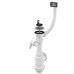 Сифон Alcaplast A444P-DN50/40 для мойки с нержавеющей решёткой d70 гофропереливом и подводкой