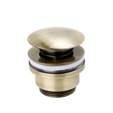Сливной гарнитур для раковины  GENEBRE Luxe bronze click pop-up 1 1/4 (100211 43)