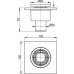 Сливной трап Alcaplast APV4 150x150/50мм