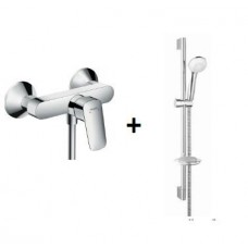 Смеситель для душа Hansgrohe Logis 71600000 c Душевым набором Hansgrohe 27764000, (7160027764)