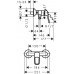 Смеситель для душа однорычажный Hansgrohe Logis Loop 71247000