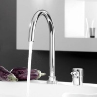Смеситель для  кухни KLUDI L-INE 428530577 на 2 отверстия