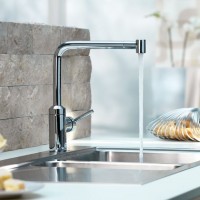 Смеситель для  кухни KLUDI L-INE с выдвижной лейкой  428210577