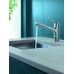 Смеситель для кухни  KLUDI TRENDO с байонетным креплением 335780575 сталь