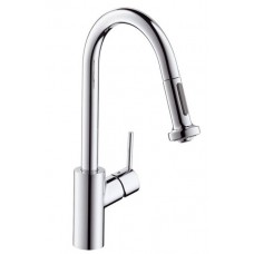 Смеситель для кухни однорычажный  с выдвижным изливом Hansgrohe Focus, 14877000