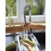 Смеситель для кухни однорычажный  с выдвижным изливом Hansgrohe Focus, 14877000