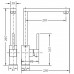 Смеситель для кухонной раковины GENEBRE Kenjo-400 (FRK63400)
