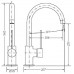Смеситель для кухонной раковины GENEBRE Tau-402 (FRT65402)
