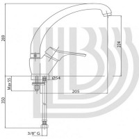 Смеситель для мойки Bianchi DELTA LVMDLT20010ANKS