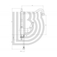 Смеситель для мойки Bianchi ELITE LVMELT 1054011A VRA